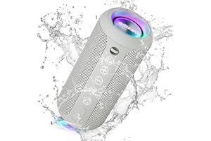Ortizan Portable Bluetooth Speaker, IPX7 Waterproof Wireless Speaker with 24W Loud Stereo Sound, Outdoor Speakers with Bluetooth 5.0, 30H Playtime,66ft Bluetooth Range, Dual Pairing for Home