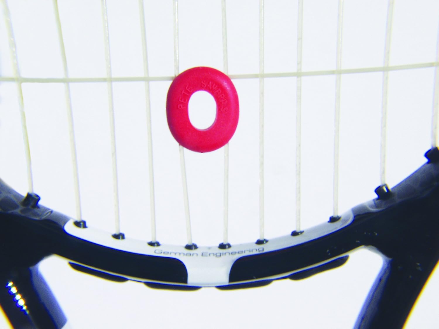 Tourna Unique Sampras Dampener (Black/Red) : Tennis Racket Grips : Sports & Outdoors