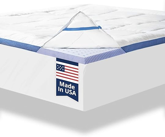 Amazon Com Viscosoft 3 Inch Gel Latex Mattress Topper King Size