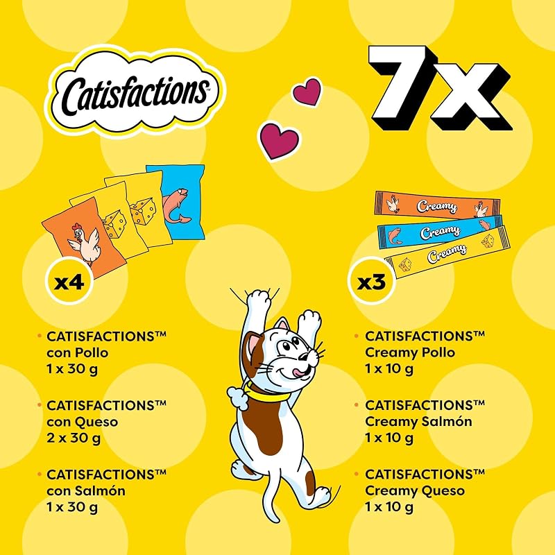 Snacks Junior Box para Gato com Queijo, Frango e Salmão 150 g