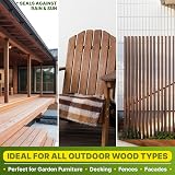 Nordicare Teak Oil 1L Outdoor Wood Oil for Garden Furniture Seals Drying view 4