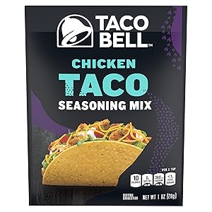 Taco Bell Chicken Taco Seasoning Mix (1 oz Packets, Pack of 24)