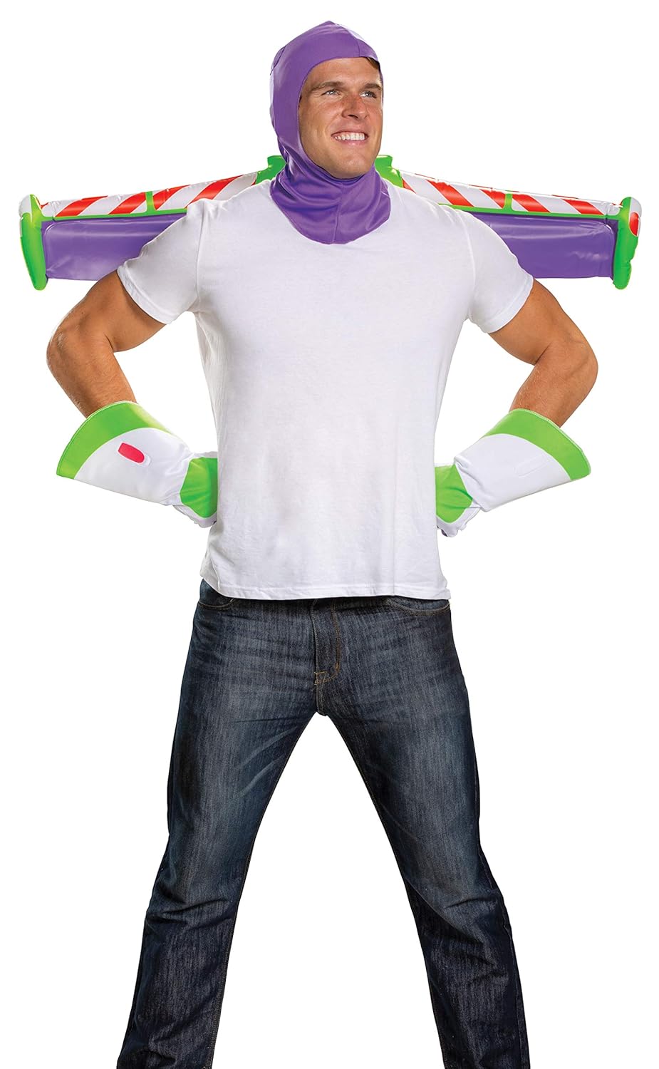 Disguise Men's Disney Pixar Toy Story and Beyond Buzz Lightyear Adult Costume Kit