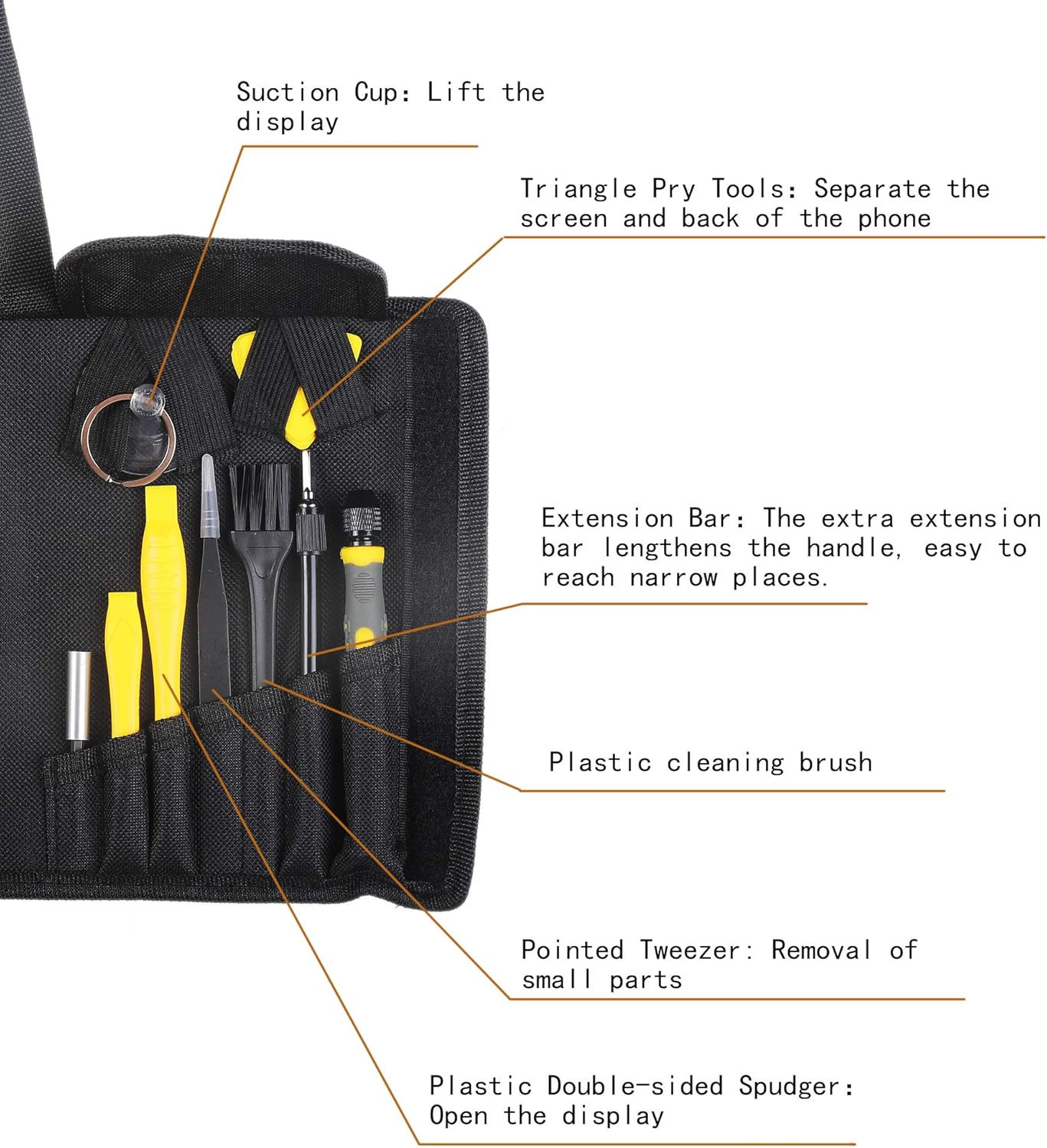 KER Precision Screwdriver Set, 126 in 1 Small Repair Tool Kit with Portable Bag for iPhone Mac iPad Tablet Laptop Xbox PS3 PS4 Eyeglasses Watch Cell Phone PC Camera: Home Improvement