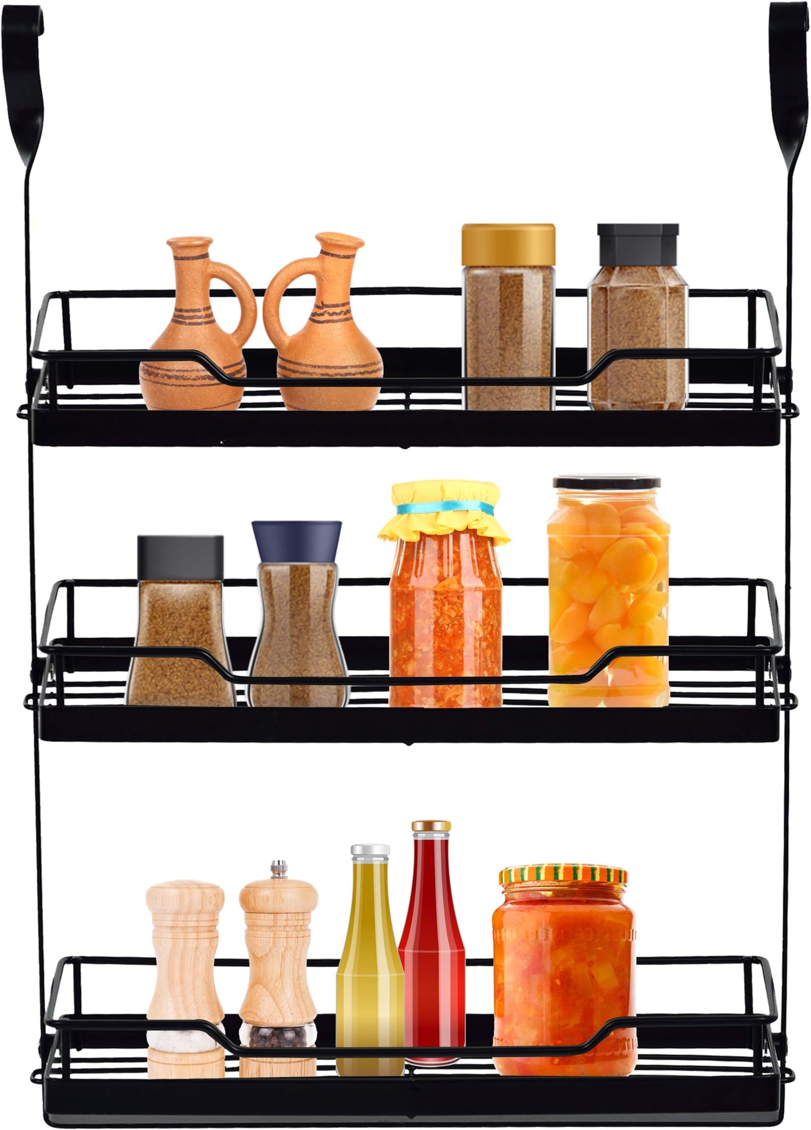 Egab Foldable Hanging Kitchen and Bathroom Rack (3-Tier Rack) (3-Tier)