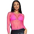 Leg Avenue Women's Long Sleeved Industrial Fishnet Shirt