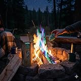 Winter Woods Northern Lights Colour Fire Cones for Real-Flame Fires view 4