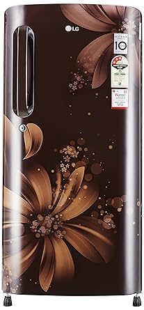 LG 190 L 3 Star ( 2019 ) Direct Cool Single Door Refrigerator(GL-B201AHAW.AHAZEBN, Hazel Aster, Smart Inverter Compressor)