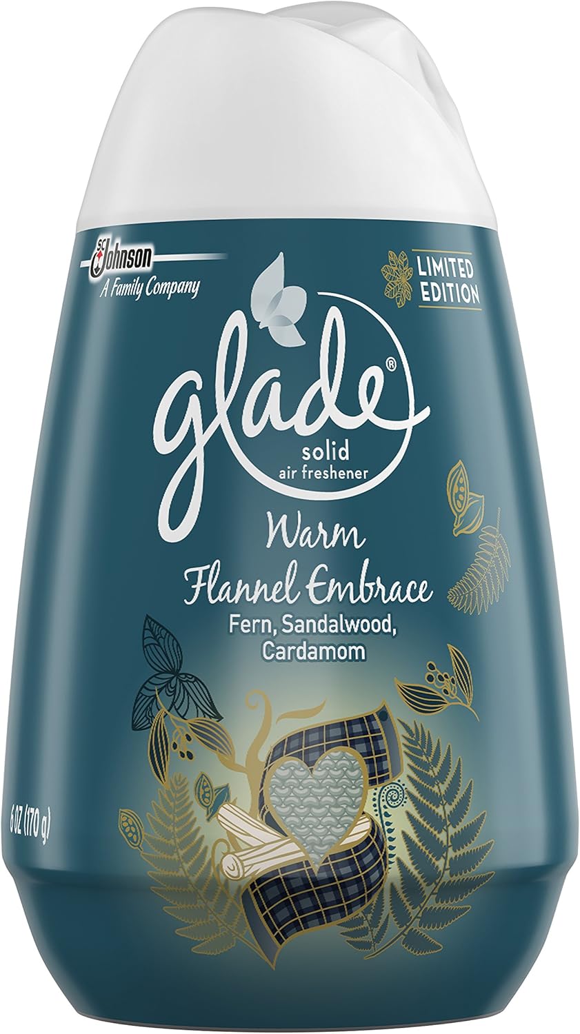Glade Solid Air Freshener, Warm Flannel Embrace, 6 oz