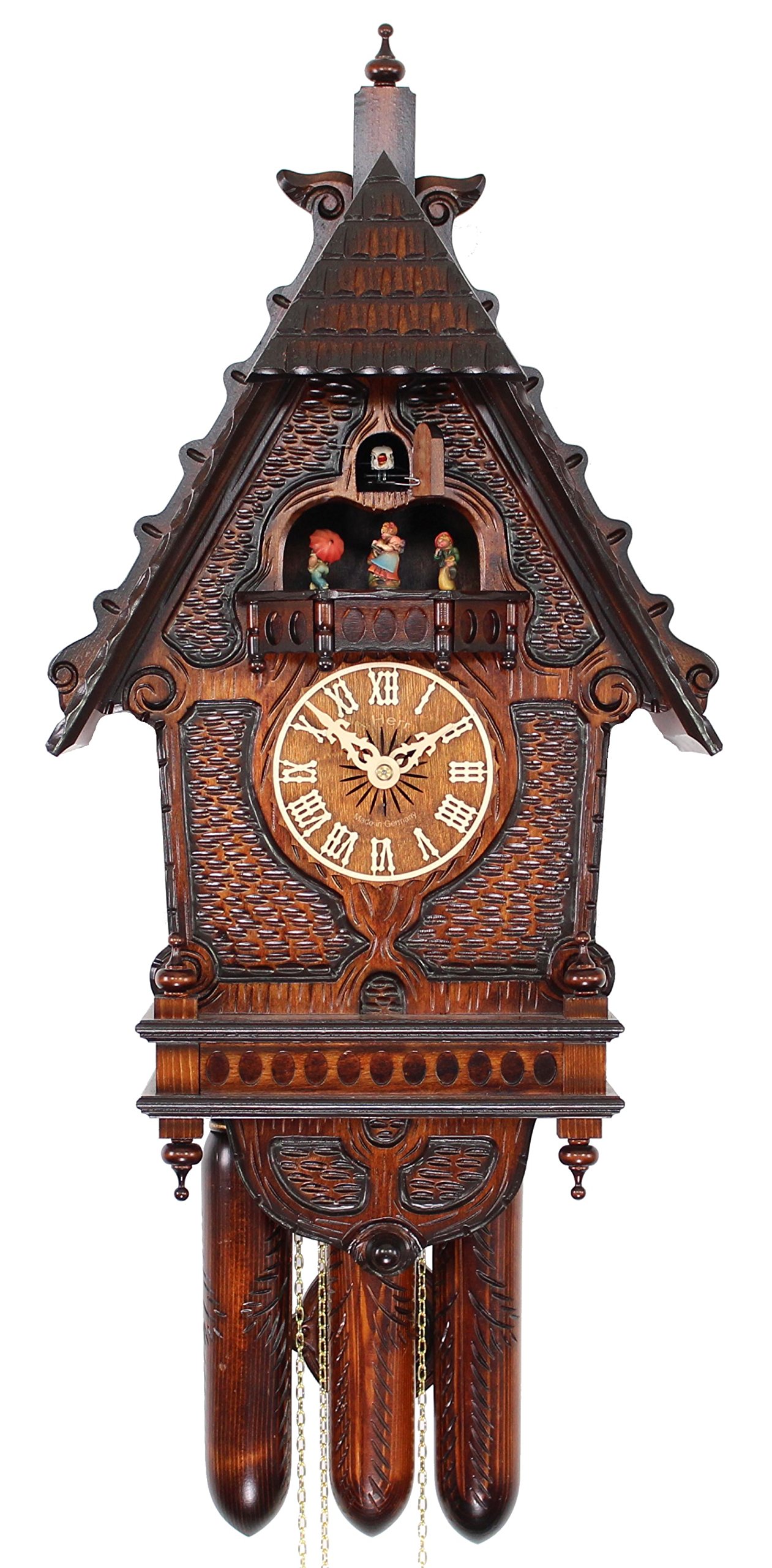 Adolf Herr Cuckoo Clock The 1870's Railway House Clock on Galleon