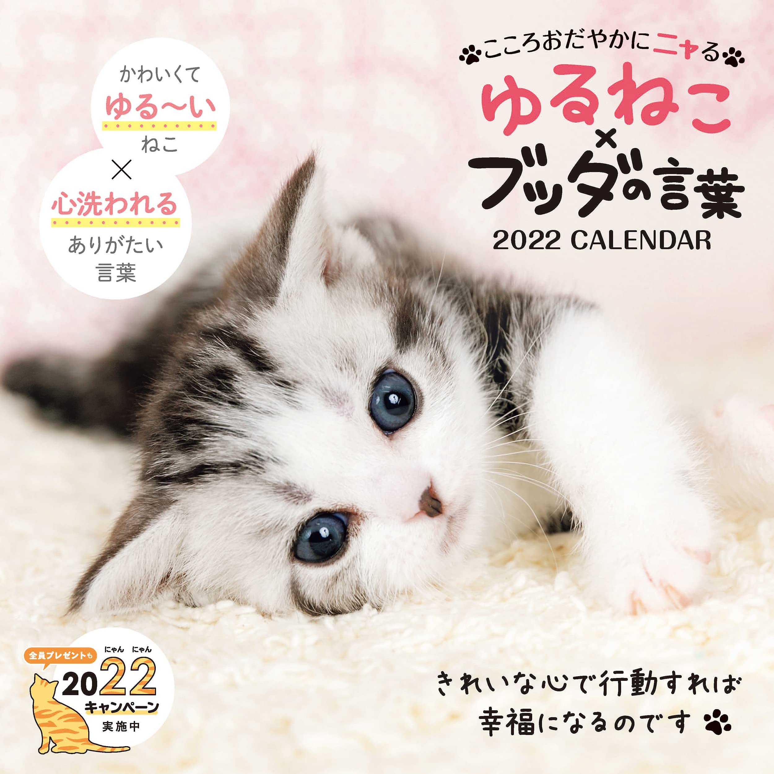 こころおだやかにニャる ゆるねこ ブッダの言葉 インプレスカレンダー22 アルボムッレ スマナサーラ 小川晃代 アニマルラグーン 湯沢祐介 アニマルラグーン 本 通販 Amazon