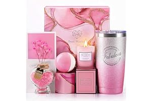 EUASOO Birthday Gifts for Women Mom Nana Daughter, Rose Self Care Spa Gift Baskets for Women, Christmas Valentines for Women Best Friend Sister Her Wife Girlfriend