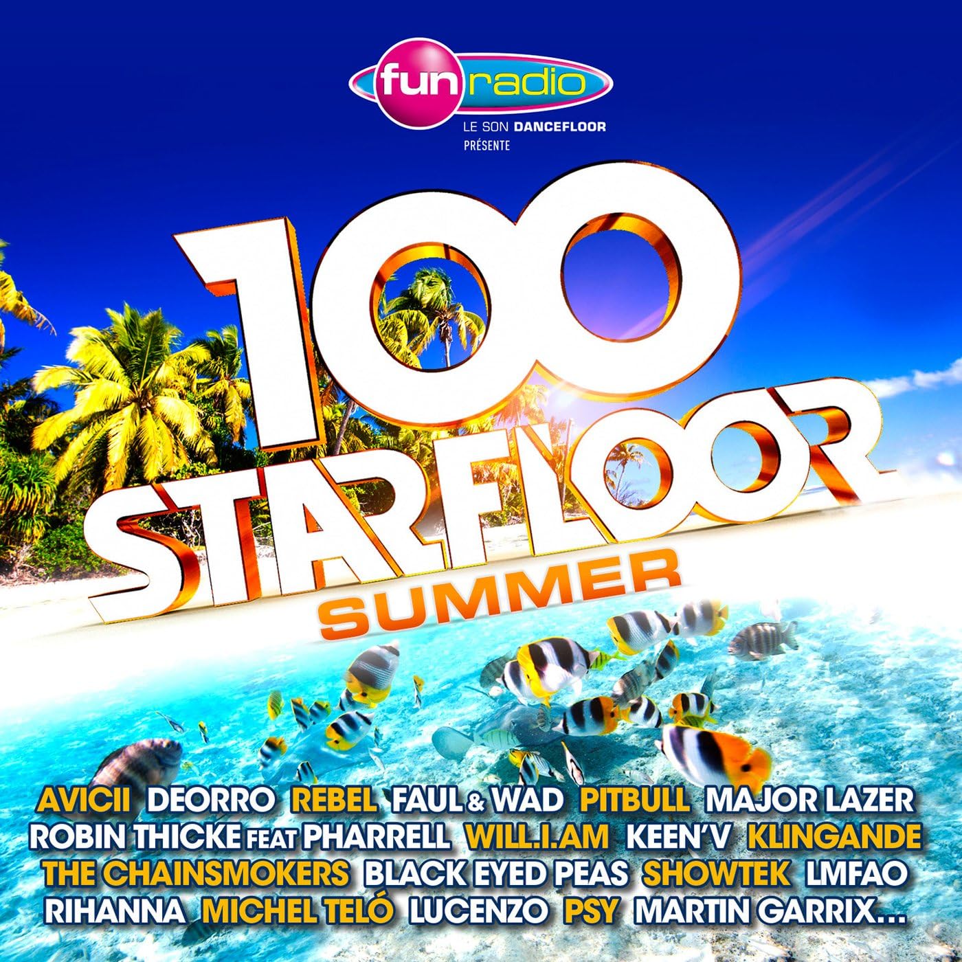 100 Starfloor Summer 2014 Yolanda Be Cool, Will.I.Am, W&W