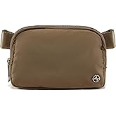 Pander Everywhere Belt Bag for Women, Fashion Waist Packs, Crossbody Bags with Adjustable Strap (Gray Brown)