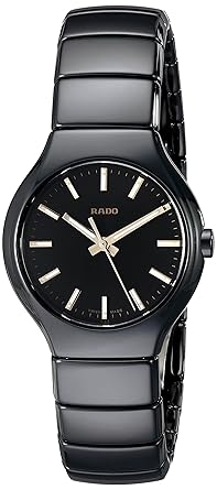 Buy Rado Women S R27655062 True Analog Display Swiss Quartz Black Watch Online At Low Prices In India Amazon In