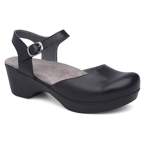 Dansko Women's Sam Black Sandal 7.5-8 M US best women's clogs