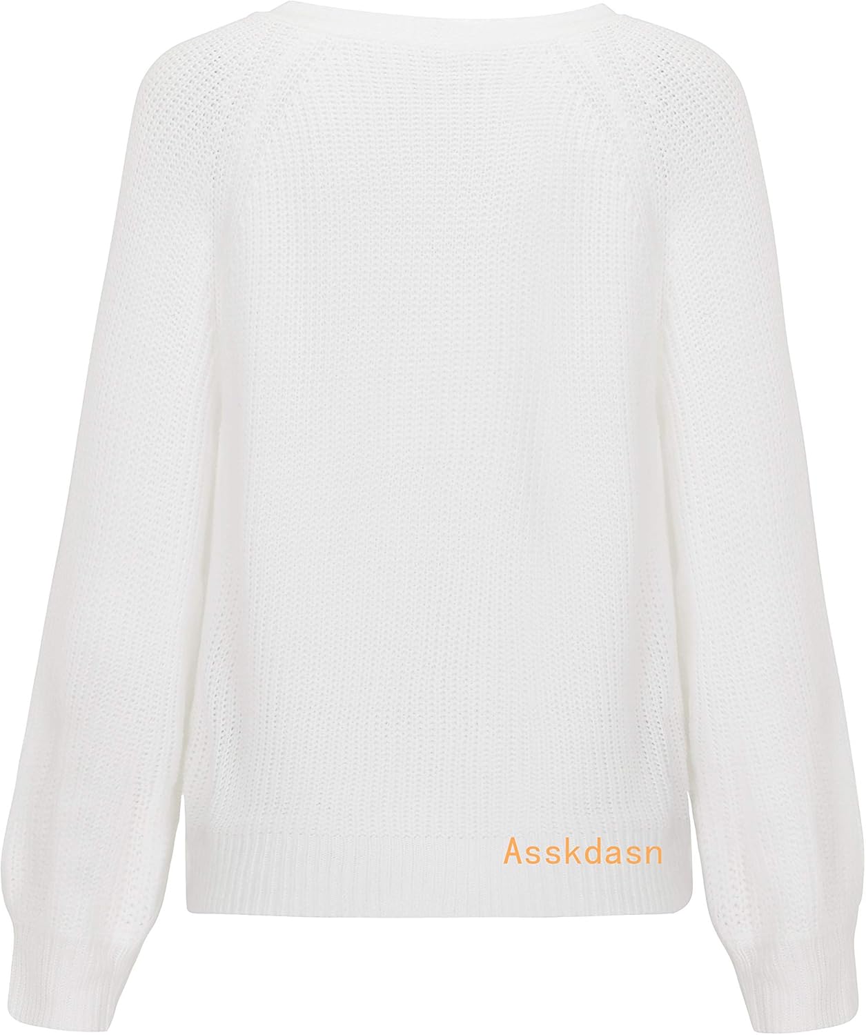 Asskdan Womens V Neckline Button Down Knitwear Lantern Sleeve Basic Knit Cardigan Sweater Tops Clothing Shoes Jewelry Cardigans Rayvoltbike Com