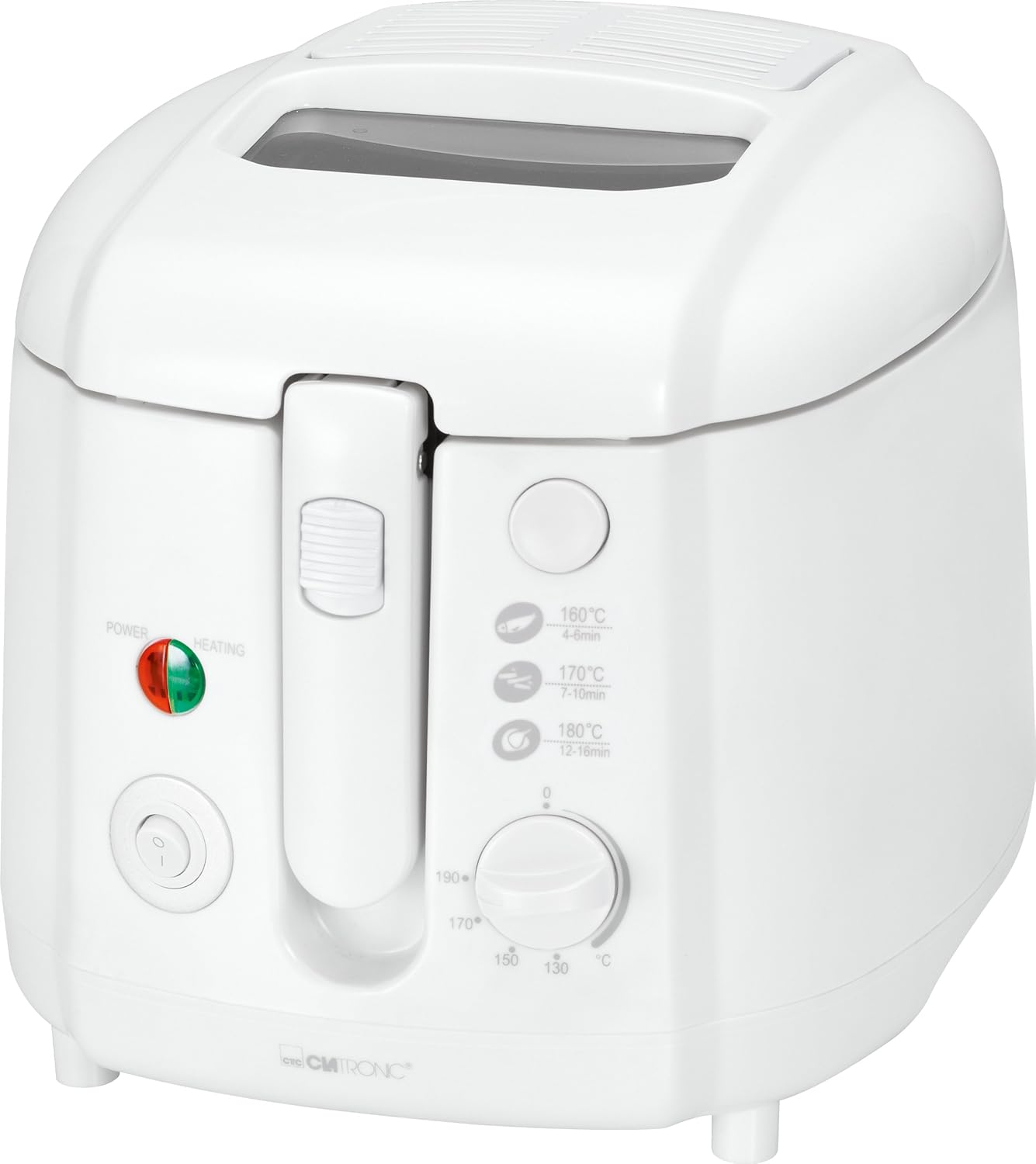 Clatronic FR Freidora capacidad litros W color blanco