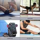 PROIRON Pilates & Yoga Mat Extra Thick 10mm Large 1830x660mm Purple Yellow view 7
