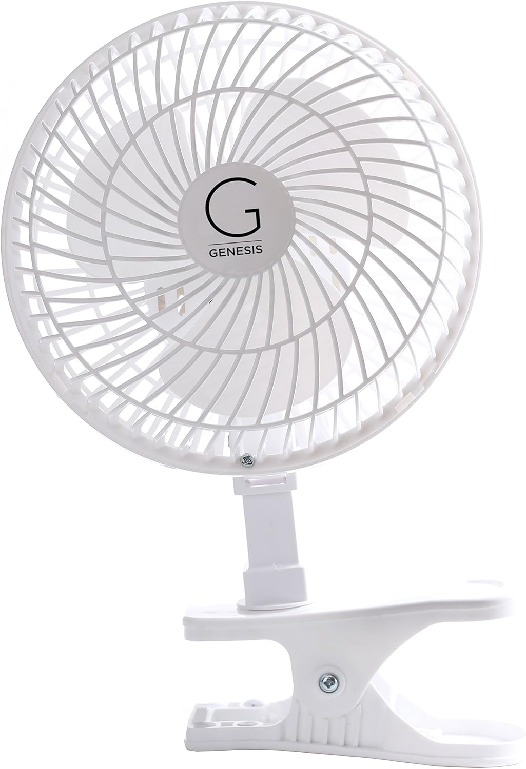 Genesis 6-Inch Clip Convertible Table-Top & Clip Fan Two Quiet Speeds - Ideal For The Home, Office, Dorm, More White: Home & Kitchen