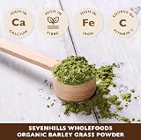 Sevenhills Wholefoods Organic European Barley Grass Powder 500g view 2