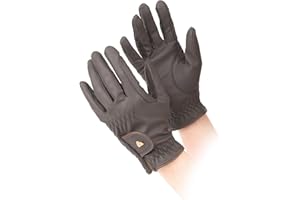 Shires Aubrion PU Riding Work Horse Riding Non-Slip Synthetic Leather Gloves