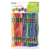 Essentials By Leisure Arts and Iris Embroidery Floss 6 Strand Thread Variegated 36 Pack - Colorfast Cotton Craft Thread for Cross Stitch, Embroidery DIY Projects
