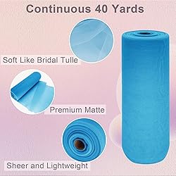 Turquoise Tulle Fabric Roll Spool Bolt