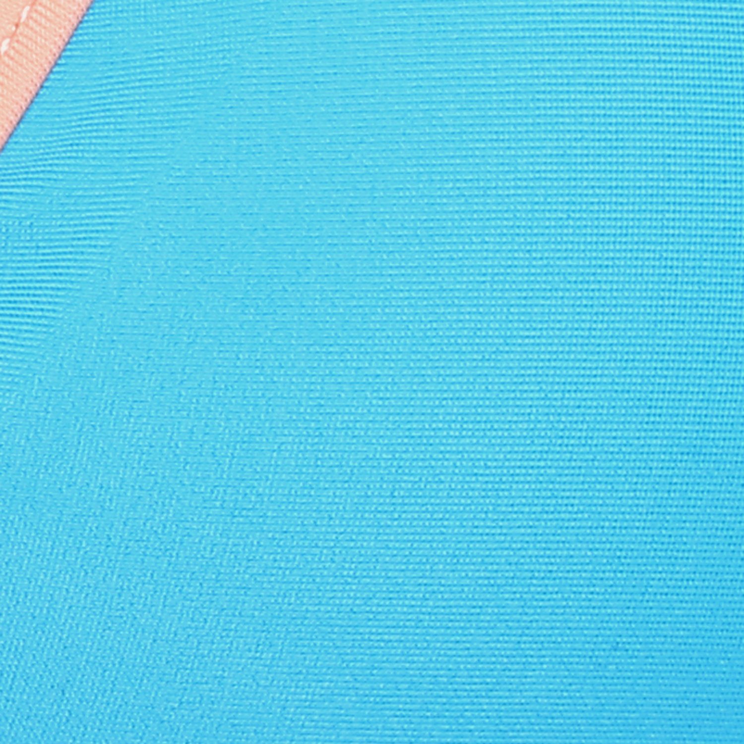 kvl womens solid halter triangle bikini swimsuit top - blue