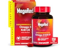 MegaRed Krill Oil 350mg Omega 3 Supplement, #1 Dr Recommended Krill Oil Brand with EPA, DHA, Astaxanthin & Phopholipids, Supp