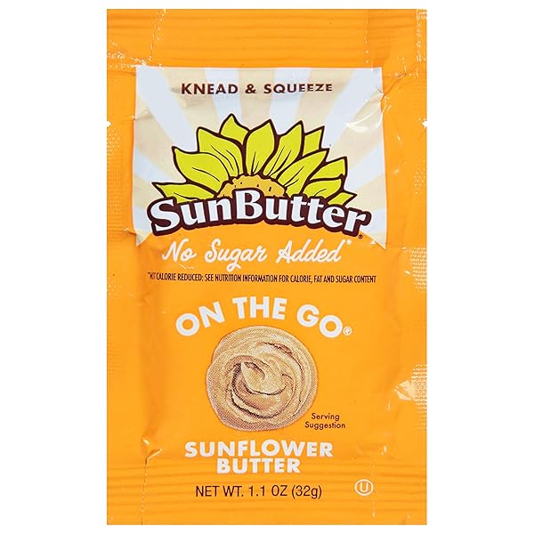 SUNBUTTER, ON THE GO SUGAR FREE SUNFLOWER BUTTER,...