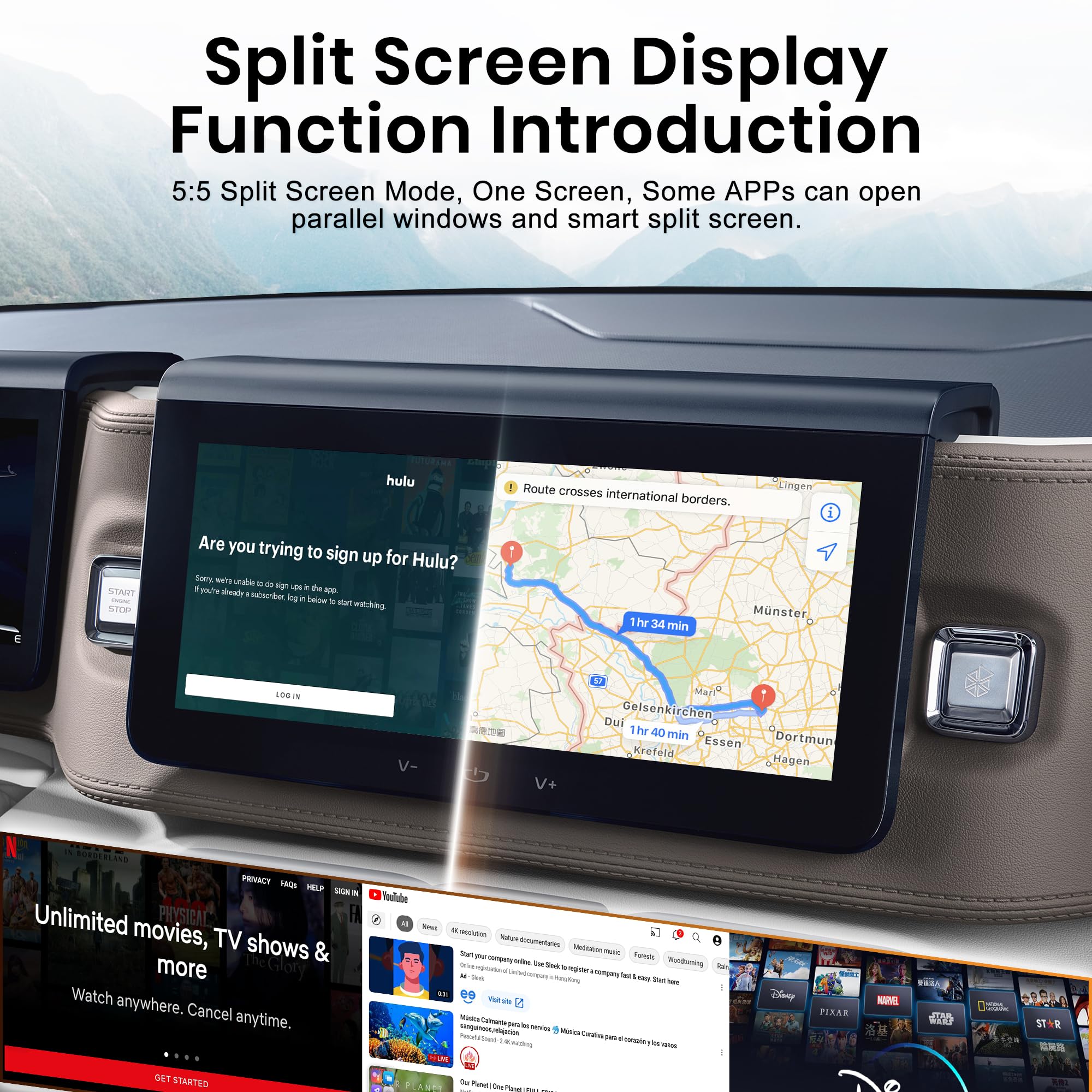 MMB MAX 5.0 CarPlay Box 2024 Android 13.0 Multimedia Video Ai Box, QCM 6225 8-Core 8+128GB Online YouTube/Netflix/Google Store, Support SIM&TF Card Wireless CarPlay & Android Auto Adapter