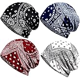 JarseHera Womens Slouchy Beanie Cotton Chemo Caps Cancer Headwear Hats Turban