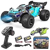 TWIKOMI 1:18 Scale All-Terrain RC Car for Adults - 40+KM/H High Speed 4WD Off-Road Remote Control Truck with 2 Rechargeable Batteries, 2.4GHz Electric Toy Vehicle Gift for Teens and 14+ (1:18 Scale)