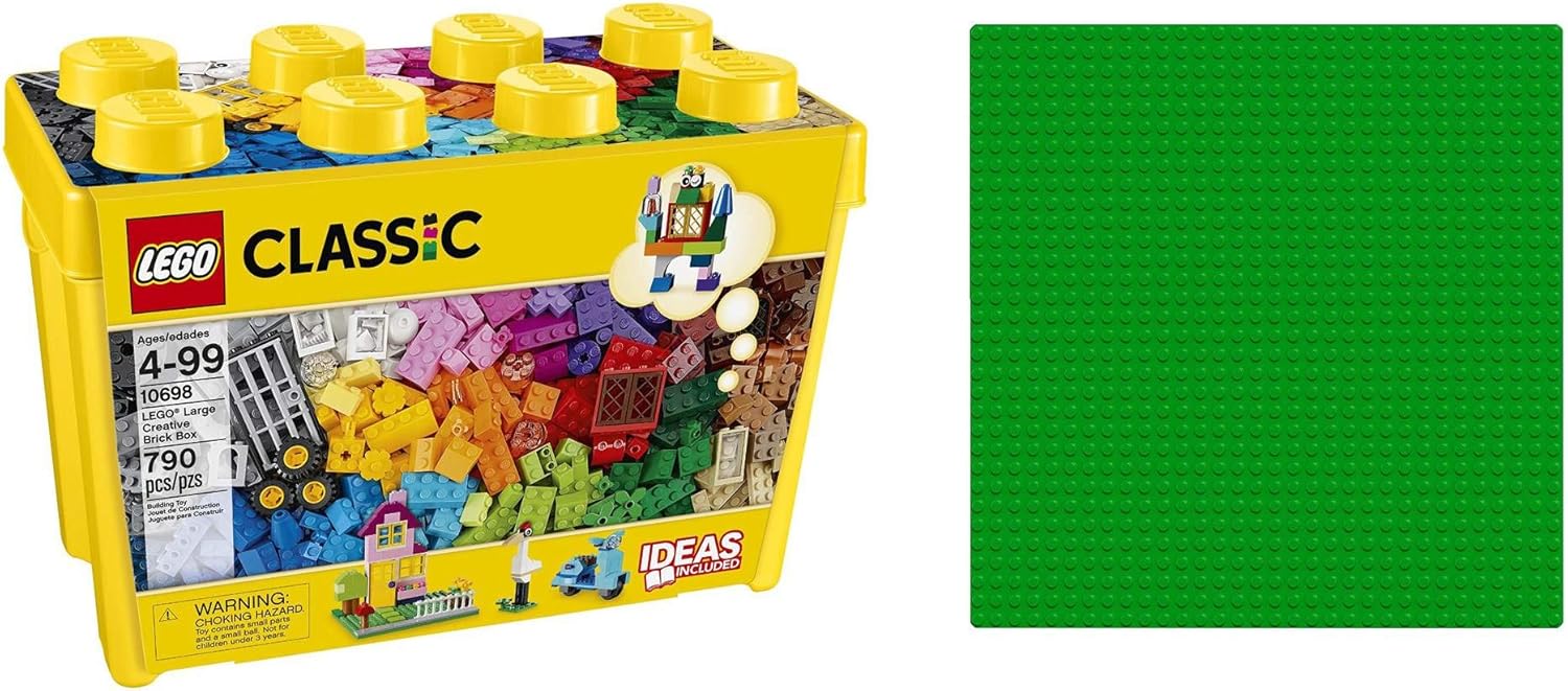 Amazon.com: LEGO Classic - Bloques de bloques de bloques de 790 piezas + plataforma de placa: Toys \u0026 Games