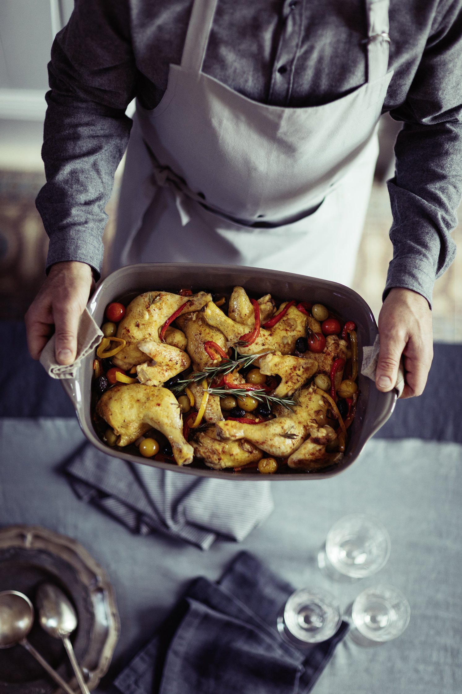 Emile Henry France Ovenware Ultime Rectangular Baking Dish, 11.4 x 7.5, Blue Flame 8 Emile Henry France Ovenware Ultime Rectangular Baking Dish, 11.4 x 7.5, Blue Flame - Image 9