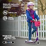 Micro Sprite Classic LED Scooter Ocean Purple—Adjustable Handlebar Foldable view 8