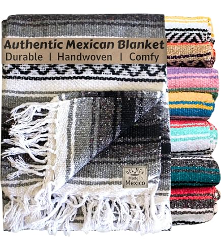 Couverture mexicaine tissée à la main. Couverture de falsa