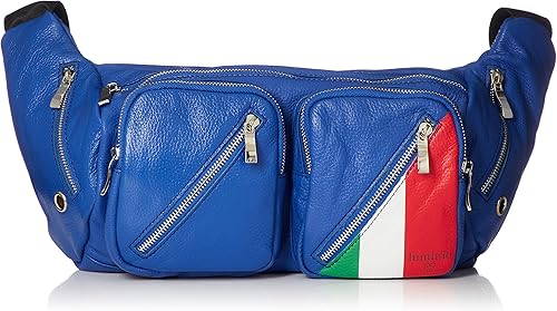 Amazon ルミニーオ Luminio ウエストポーチ 本革 ボディバッグ ヒップバッグ イタリアンクラシコ カジュアル イタリアンデザイン メンズ ブルー ブランド アウトレット品 Luminio Wbg 1 Bl Luminio ルミニーオ ボディバッグ ワンショルダー