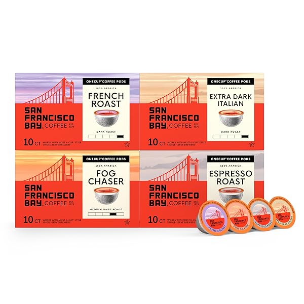 SAN FRANCISCO BAY K-CUP COFFEE PODS DARK ROAST...