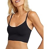 Maidenform Women's M Seamless Crop Tank Wireless Bralette, Long-Line Cropped Pullover Bra