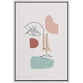 SIGNWIN Framed Canvas Wall Art Boho Decor Illustration...