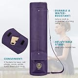 Gonex Yoga Mat Bag Full Zip Waterproof 600D Oxord 2 Pockets Adjustable Strap view 2