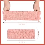 Chuangdi 3 Pieces Spa Headband Women Facial Makeup Hairband Soft Terry Cloth view 3