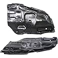 Evan Fischer Engine Splash Shield Set of 2 Compatible with 2005-2010 Toyota Avalon - TO1228130, TO1228131