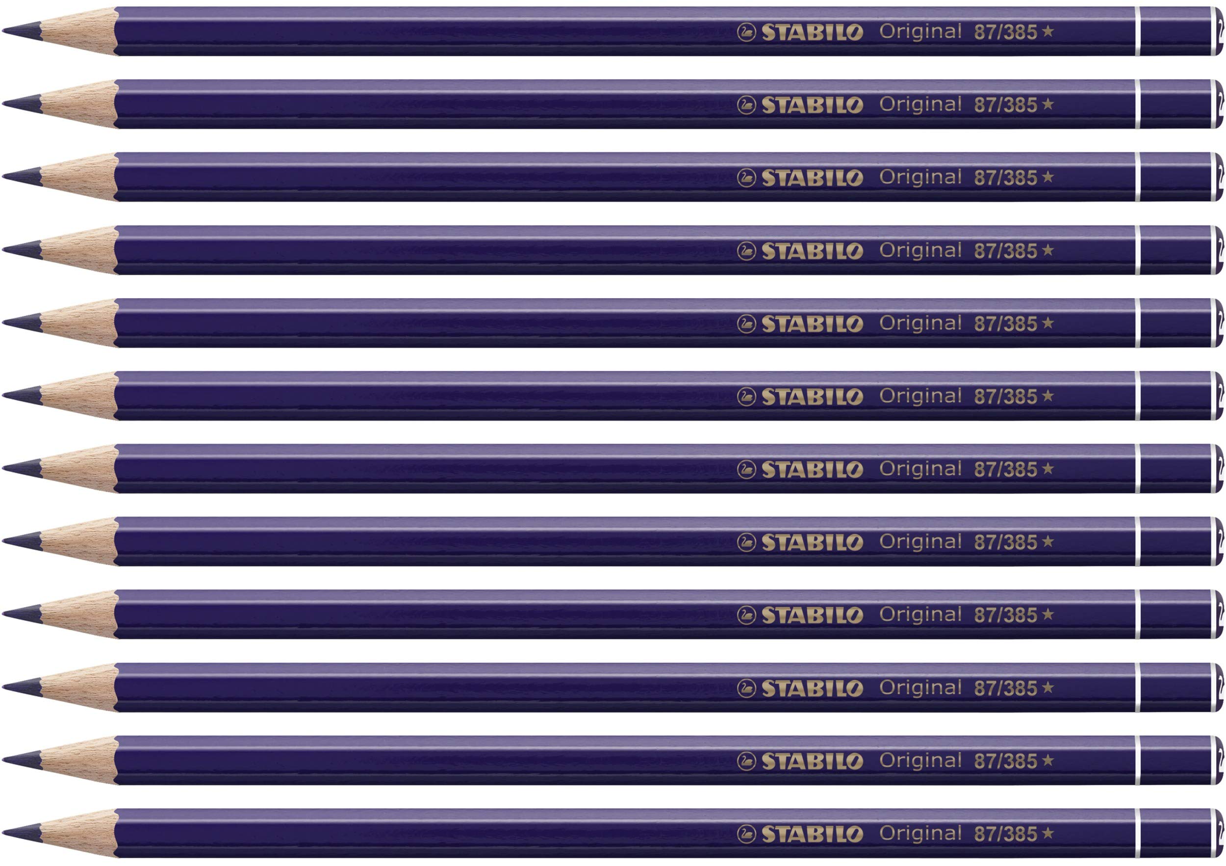 Premium Colouring Pencil - STABILO Original - Pack of 12 - violet deep