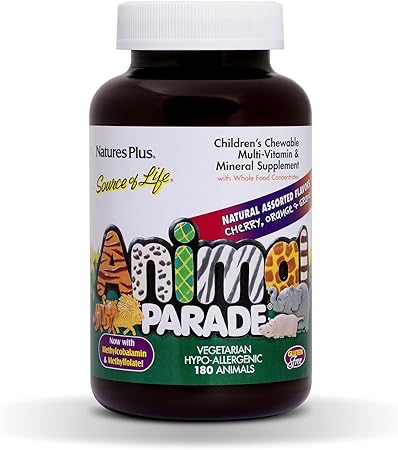 Nature S Plus Animal Parade Multi Vitamines Et Mineraux A Croquer Pour Enfants Saveurs Assorties 180 Animaux Amazon Fr Hygiasne Et Soins Du Corps