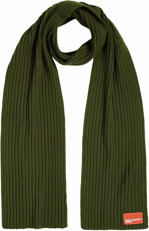 Uomo Patch Logo Scarf Forest Night One size