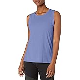 Core 10 Women's Pima Cotton-Blend Yoga Sleeveless Shirt