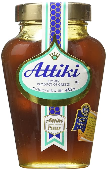 Attiki Greek Honey 16 Oz Jar